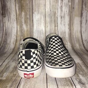 Black and white checkered vans